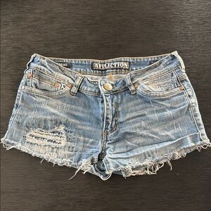Affliction Blue Denim Women's Shorts